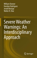 Cover: Severe Weather Warnings: An Interdisciplinary Approach - Springer