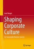Cover: Shaping Corporate Culture - Springer