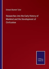 Enlarge image Cover: Researches into the Early History of Mankind and the Development of Civilization - Salzwasser-Verlag