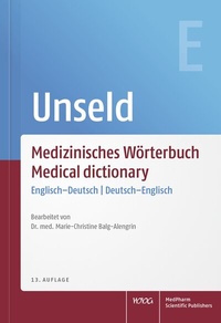 Abbildung von: Medizinisches Wörterbuch | Medical dictionary - Wissenschaftliche Verlagsgesellschaft