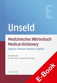 Abbildung von: Medizinisches Wörterbuch | Medical dictionary - Wissenschaftliche Verlagsgesellschaft