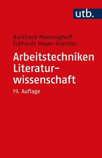 Bild: Arbeitstechniken Literaturwissenschaft - UTB