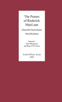 Enlarge image Cover: The Poems of Roderick MacLean - Scottish History Society