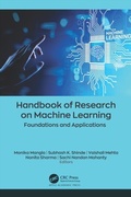 Cover: Handbook of Research on Machine Learning - Apple Academic Press Inc.