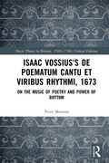 Cover: Isaac Vossius's De poematum cantu et viribus rhythmi, 1673 - Routledge