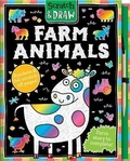 Cover: Scratch and Draw Farm Animals- Scratch Art Activity Book - Imagine That Publishing Ltd