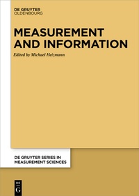 Enlarge image Cover: Measurement and Information - De Gruyter Oldenbourg