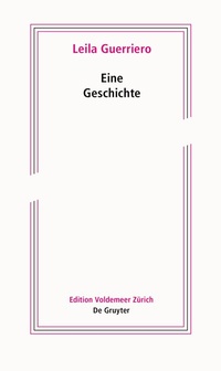 Abbildung von: Eine Geschichte - De Gruyter