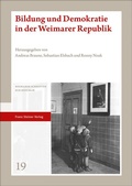 Cover: Bildung und Demokratie in der Weimarer Republik - Franz Steiner Verlag