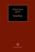 Cover: Philipp Jakob Spener: Schriften - Georg Olms Verlag