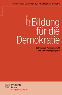 Abbildung von: Bildung für die Demokratie - Wochenschau Verlag