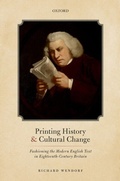 Bild: Printing History and Cultural Change - OUP eBook