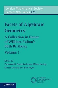 Abbildung von: Facets of Algebraic Geometry: Volume 1 - Cambridge University Press