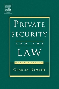 Abbildung von: Private Security and the Law - Butterworth-Heinemann