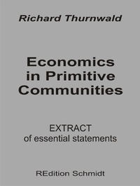 Enlarge image Cover: Economics in Primitive Communities - BoD - Books on Demand