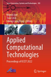Enlarge image Cover: Applied Computational Technologies - Springer