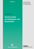 Bild: Rechtsanw&auml;lte als Spezialisten und Generalisten - Nomos