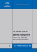 Cover: Die externe Kommunikation der Wissenschaft in der bisherigen Corona-Krise (2020/2021) - Institut f. Hochschulforschung Wittenberg