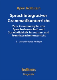 Abbildung von: Sprachintegrativer Grammatikunterricht - Stauffenburg
