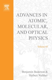 Enlarge image Cover: Advances in Atomic, Molecular, and Optical Physics - Academic Press