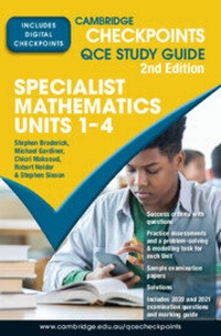 Enlarge image Cover: Cambridge Checkpoints QCE Specialist Mathematics Units 1-4 Digital Code - Cambridge University Press