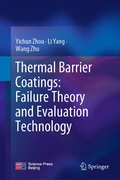 Cover: Thermal Barrier Coatings: Failure Theory and Evaluation Technology - Springer