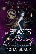 Cover: Of Beasts and Demons: a Reverse Harem Paranormal Romance (Pandemonium Academy Royals, #2) - Black Wing Press