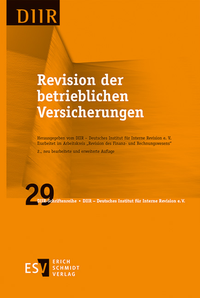 Abbildung von: Revision der betrieblichen Versicherungen - Erich Schmidt Verlag