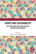 Cover: Events and Sustainability - Routledge