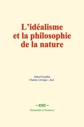Cover: L'id&eacute;alisme et la philosophie de la nature - EHS