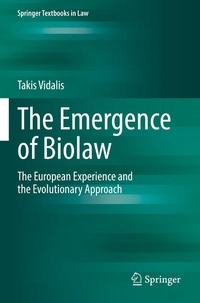 Enlarge image Cover: The Emergence of Biolaw - Springer