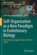 Cover: Self-Organization as a New Paradigm in Evolutionary Biology - Springer