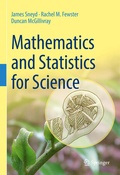 Cover: Mathematics and Statistics for Science - Springer