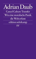 Cover: Cancel Culture Transfer - Suhrkamp