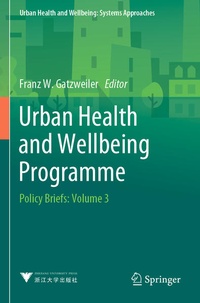 Enlarge image Cover: Urban Health and Wellbeing Programme - Springer