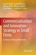 Cover: Commercialisation and Innovation Strategy in Small Firms - Springer