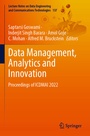 Cover: Data Management, Analytics and Innovation - Springer