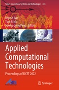 Cover: Applied Computational Technologies - Springer