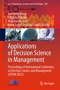 Cover: Applications of Decision Science in Management - Springer