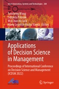Cover: Applications of Decision Science in Management - Springer