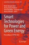 Cover: Smart Technologies for Power and Green Energy - Springer