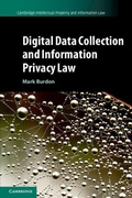 Cover: Digital Data Collection and Information Privacy Law - Cambridge University Press