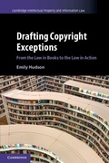 Cover: Drafting Copyright Exceptions - Cambridge University Press