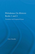 Cover: Philodemus on Rhetoric Books 1 and 2 - Routledge
