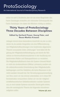 Cover: Thirty Years of ProtoSociology - Three Decades Between Disciplines - BoD - Books on Demand