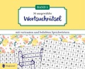 Cover: Wortsuchr&auml;tsel f&uuml;r Senioren mit vertrauten Sprichw&ouml;rtern. Spiele-Spa&szlig;, Besch&auml;ftigung und Ged&auml;chtnistraining f&uuml;r Senioren. Auch mit Demenz. Gro&szlig;druck. - Singliesel