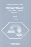 Cover: Acid Rain Research: Do We Have Enough Answers?: Volume 64 - Elsevier