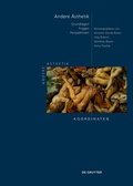 Cover: Andere &Auml;sthetik - De Gruyter