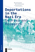 Bild: Deportations in the Nazi Era - De Gruyter Oldenbourg