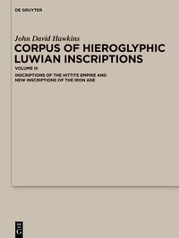 Abbildung von: Corpus of Hieroglyphic Luwian Inscriptions - De Gruyter
